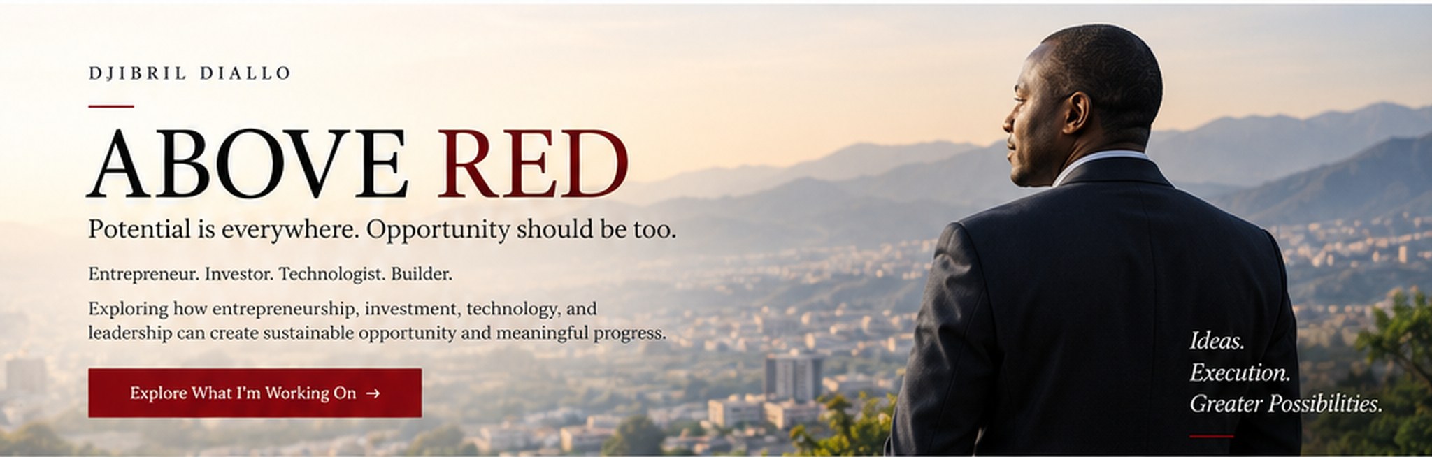 Editorial landscape representing opportunity and progress